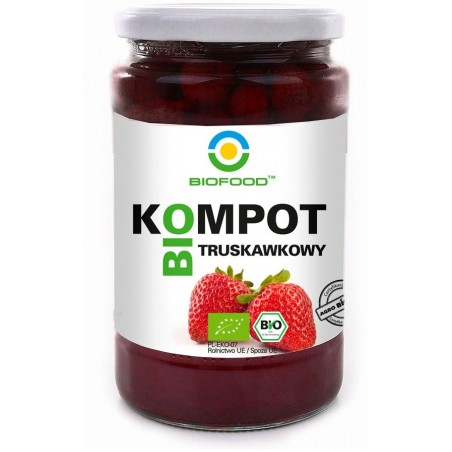 Kompot truskawkowy BIO 750 ml