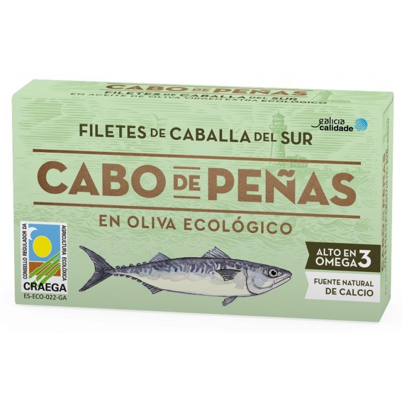 Makrela filety w ekologicznej oliwie z oliwek 85 g