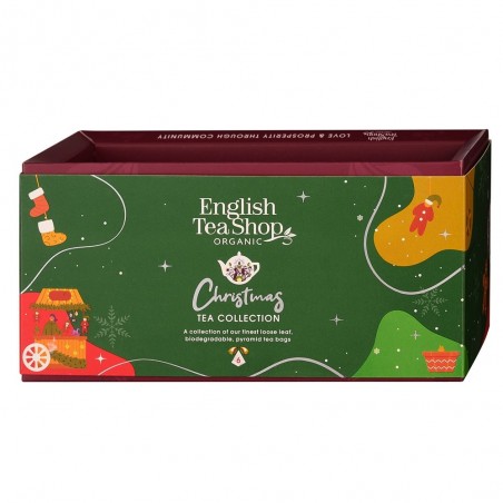 Zestaw Christmas Tea Green 6 piramidek w 6 różnych smakach BIO 12 g BN