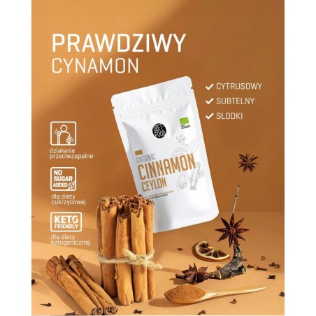 Cynamon cejloński mielony BIO 100 g