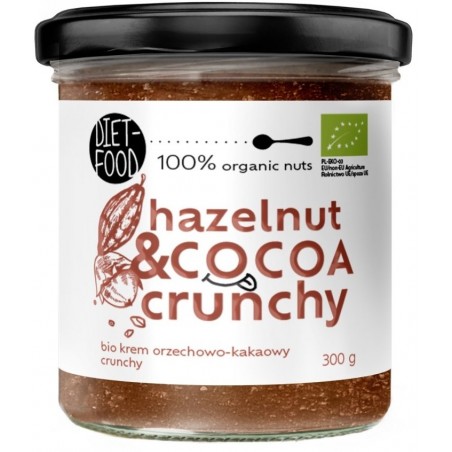 Krem Orzechowo Kakaowy - Crunchy BIO 300 g