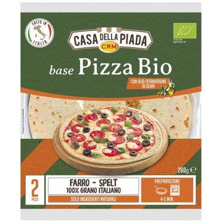 Spody do pizzy orkiszowe BIO 260 g (2 szt)