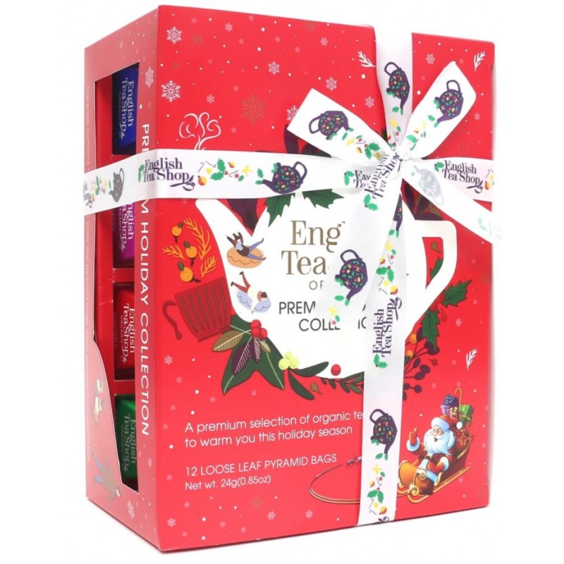 Zestaw herbat świątecznych piramidki Holiday RED (12x2) BIO 24g BN