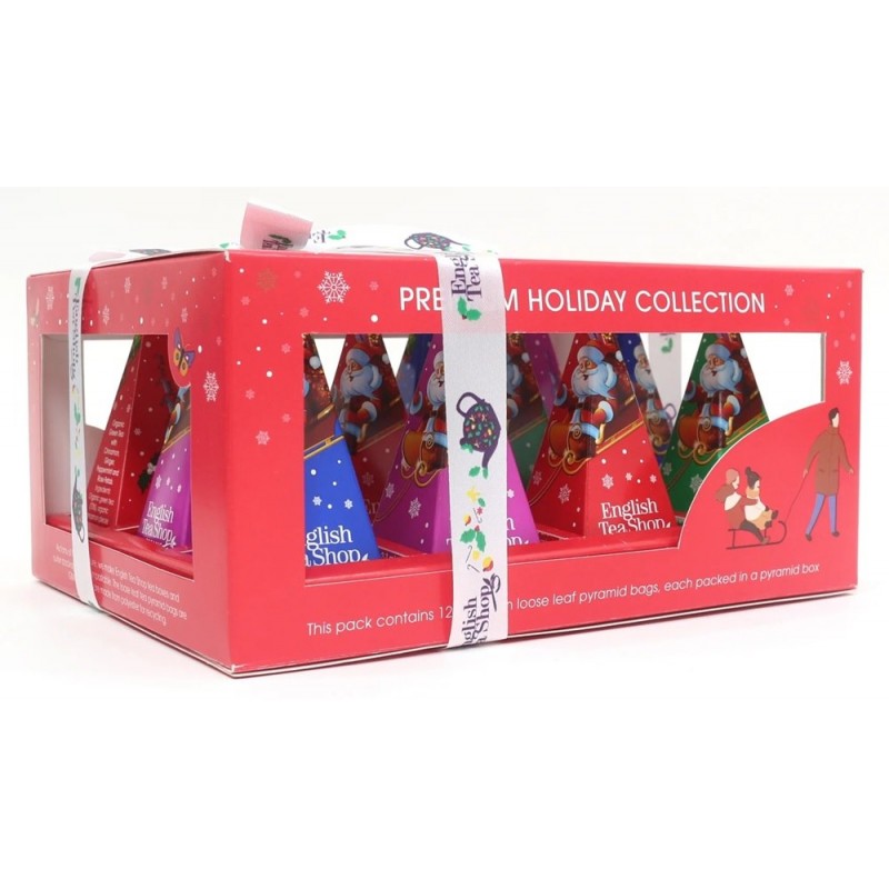 Zestaw herbat świątecznych piramidki Holiday RED (12x2) BIO 24g BN