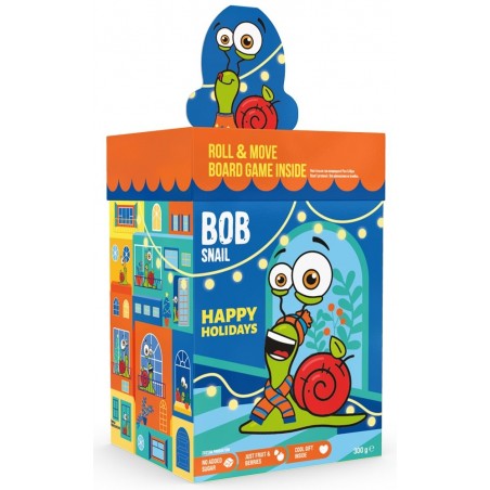 CHRISTMAS BOX  przekąski owocowe z grą i zabawką B/C  300 g