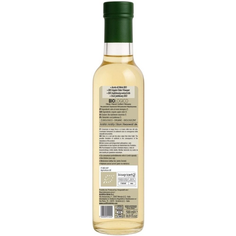 Ocet jabłkowy filtrowany BIO 500 ml