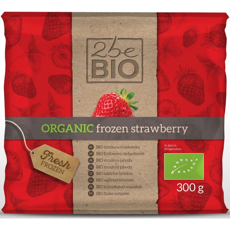 TRUSKAWKA MROŻONA BIO 300 g - 2beBIO