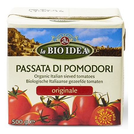 PRZECIER POMIDOROWY PASSATA BIO 500 ml (KARTON) - LA BIO IDEA