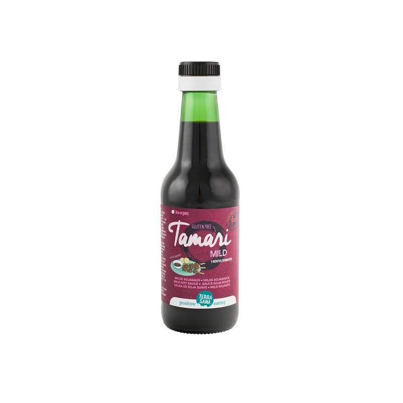 SOS SOJOWY TAMARI ŁAGODNY BEZGLUTENOWY BIO 250 ml - TERRASANA