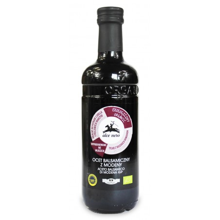 OCET BALSAMICZNY Z MODENY FILTROWANY BIO 500 ml - ALCE NERO