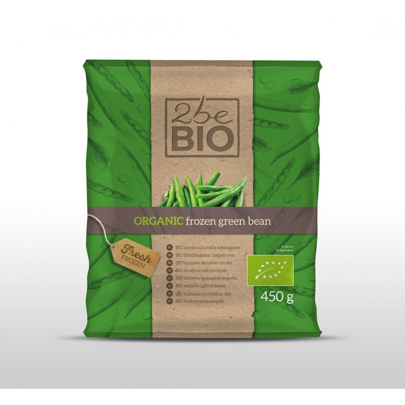 FASOLKA SZPARAGOWA MROŻONA BIO 450 g - 2beBIO