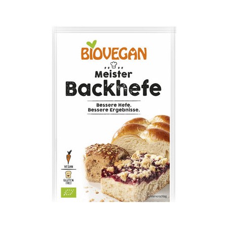 DROŻDŻE SUSZONE BEZGLUTENOWE BIO 7 g - BIO VEGAN