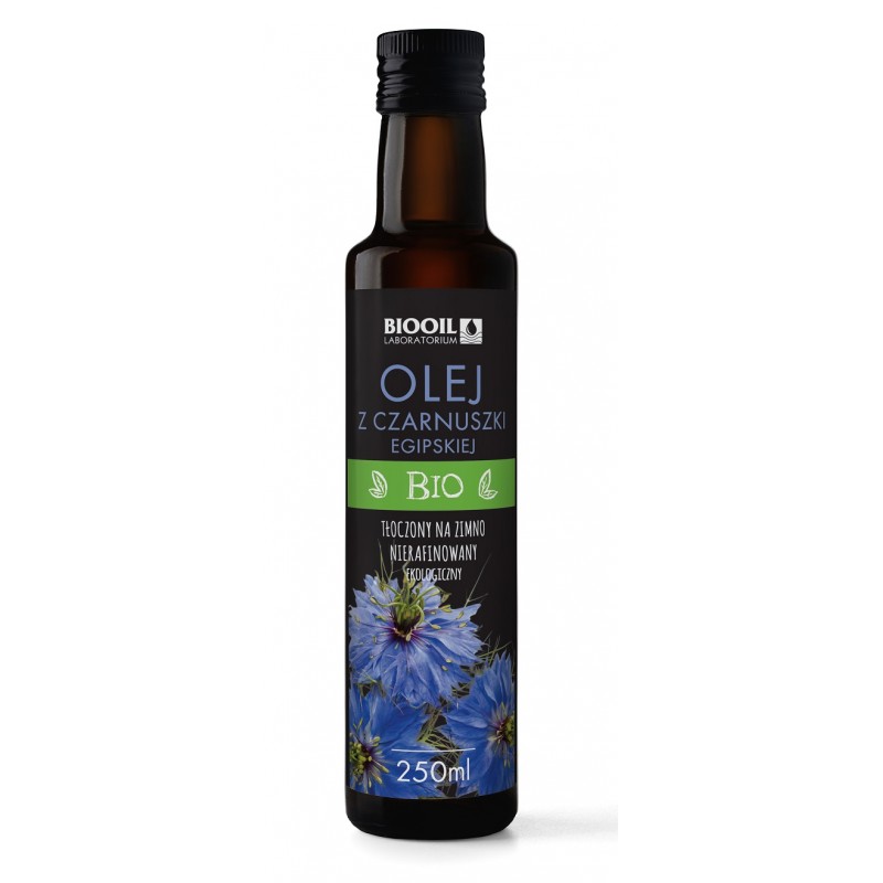OLEJ Z CZARNUSZKI EGIPSKIEJ TŁOCZONY NA ZIMNO BIO 250 ml - BIOOIL