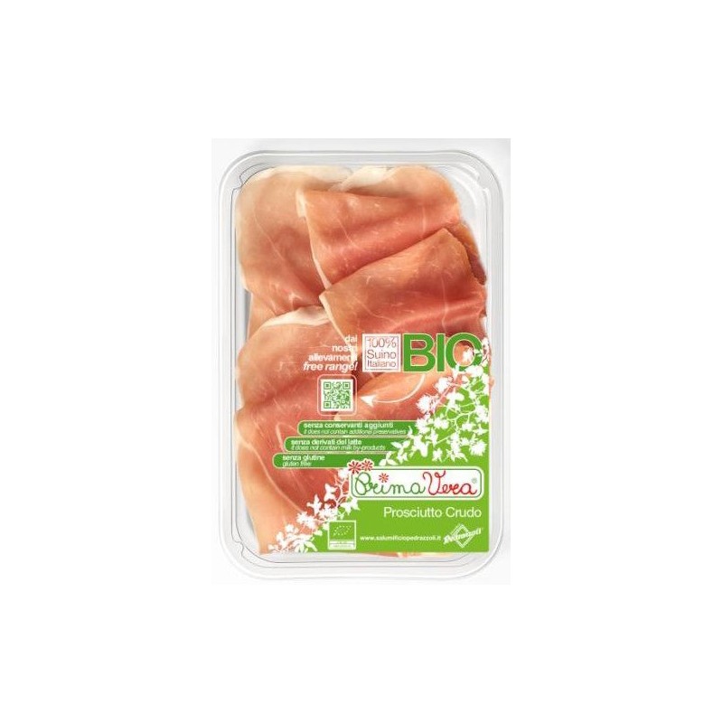 SZYNKA PROSCIUTTO CRUDO BEZGLUTENOWA BIO 70 g - PRIMAVERA