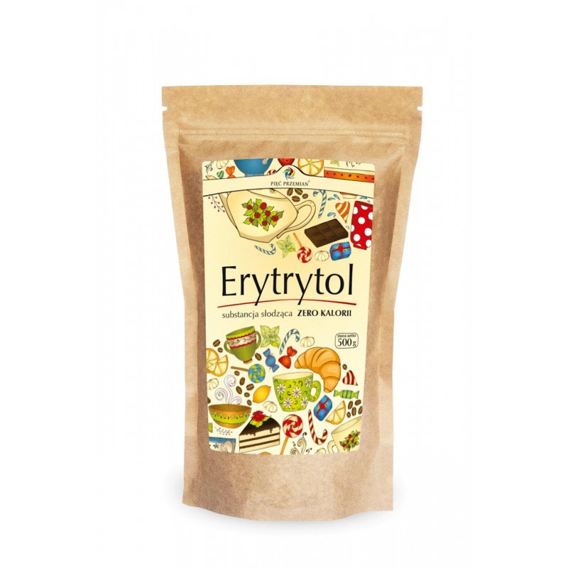 ERYTRYTOL 500 g (TOREBKA PAPIEROWA) - PIĘĆ PRZEMIAN