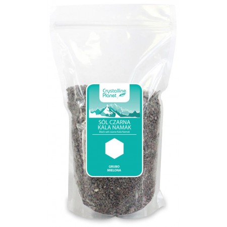 SÓL CZARNA KALA NAMAK GRUBO MIELONA 1 kg - CRYSTALLINE PLANET