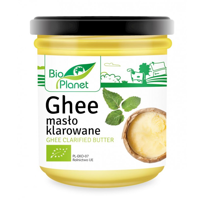 MASŁO KLAROWANE GHEE BIO 250 g - BIO PLANET