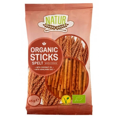 PALUSZKI ORKISZOWE PEŁNOZIARNISTE BIO 45 g - PIĘĆ PRZEMIAN