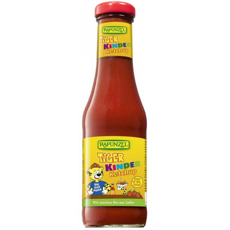 KETCHUP DLA DZIECI TIGER BIO 450 ml - RAPUNZEL