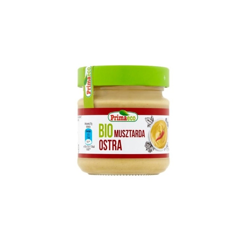 MUSZTARDA OSTRA BIO 170 g - PRIMAECO