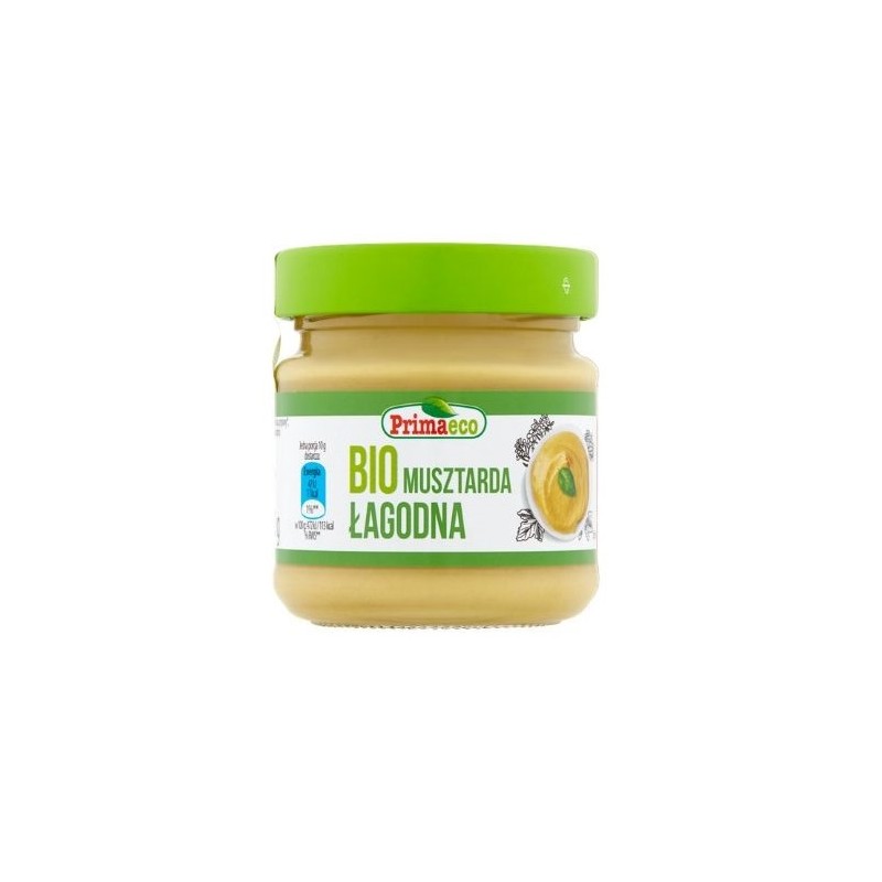 MUSZTARDA ŁAGODNA BIO 170 g - PRIMAECO