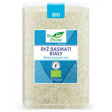 RYŻ BASMATI BIAŁY BEZGLUTENOWY BIO 2 kg - BIO PLANET