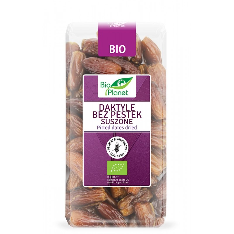 DAKTYLE BEZ PESTEK SUSZONE BEZGLUTENOWE BIO 400 g - BIO PLANET