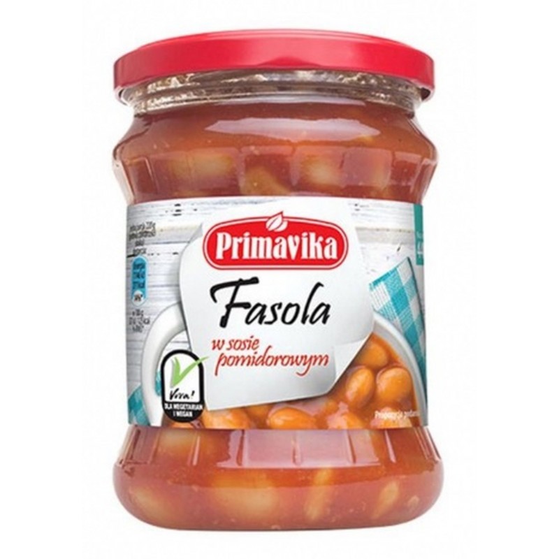 Fasola w sosie pomidorowym 440 g