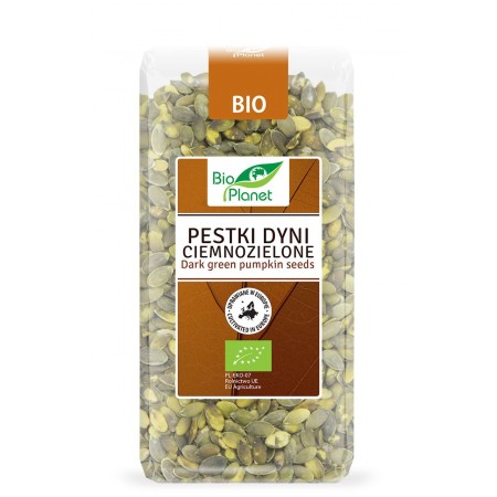 PESTKI DYNI CIEMNOZIELONE (UPRAWIANE W EUROPIE) BIO 350 g - BIO PLANET