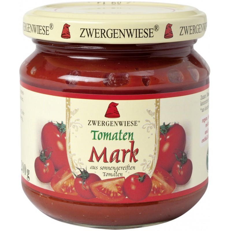 KONCENTRAT POMIDOROWY 22 % BEZGLUTENOWY BIO 200 g - ZWERGENWIESE